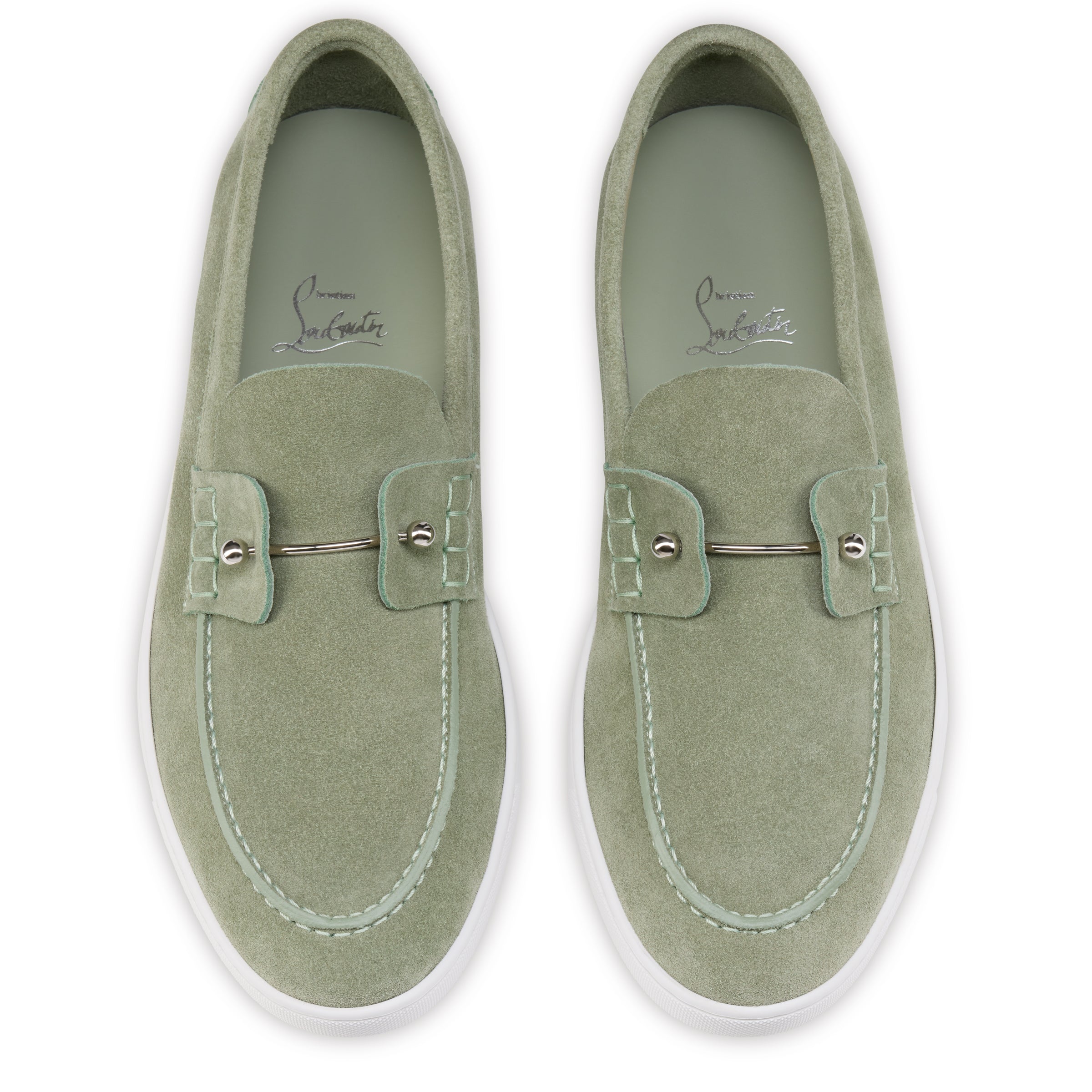 Christian Louboutin Chambeliboat Men Shoes | Color Green