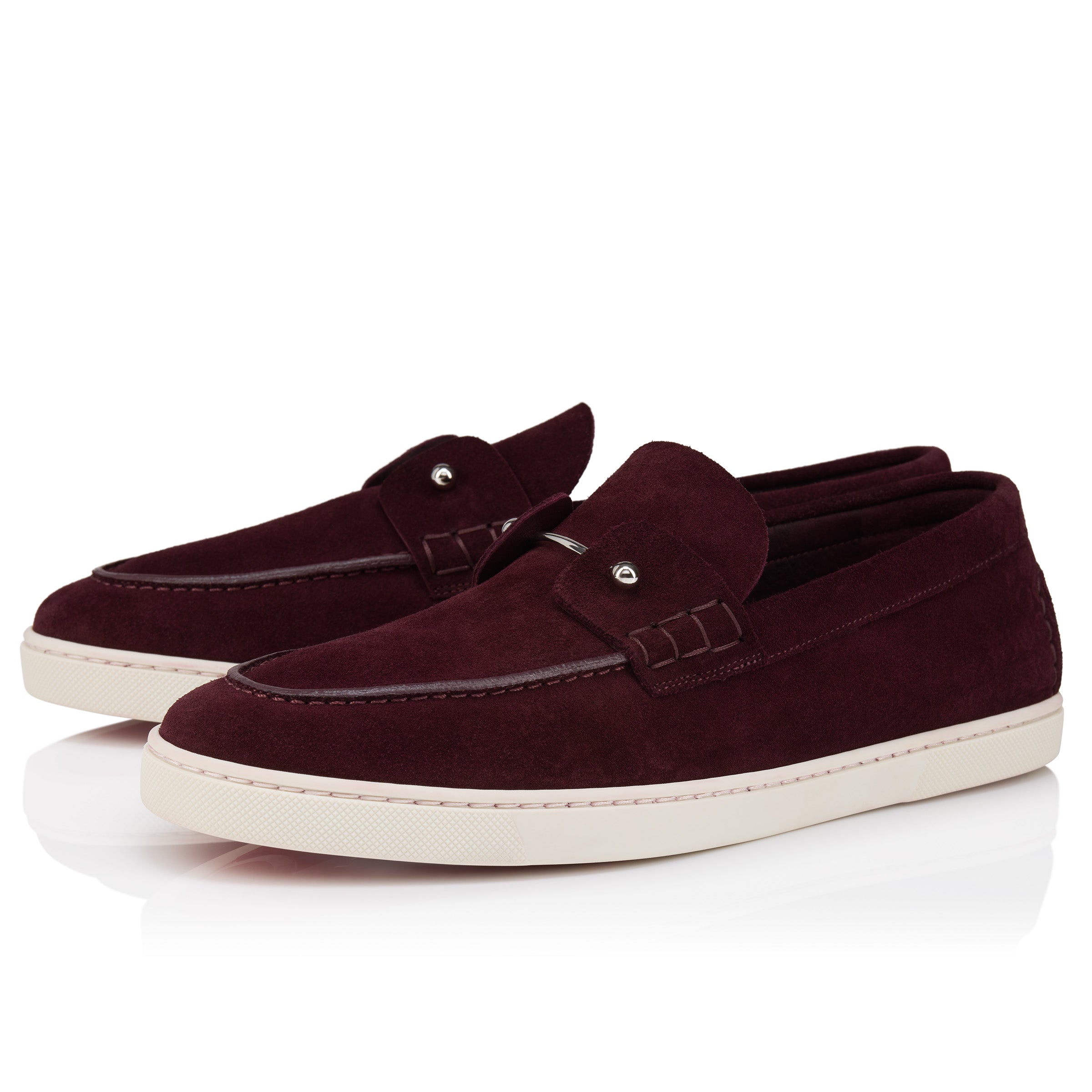 Christian Louboutin Chambeliboat Men Shoes | Color Red