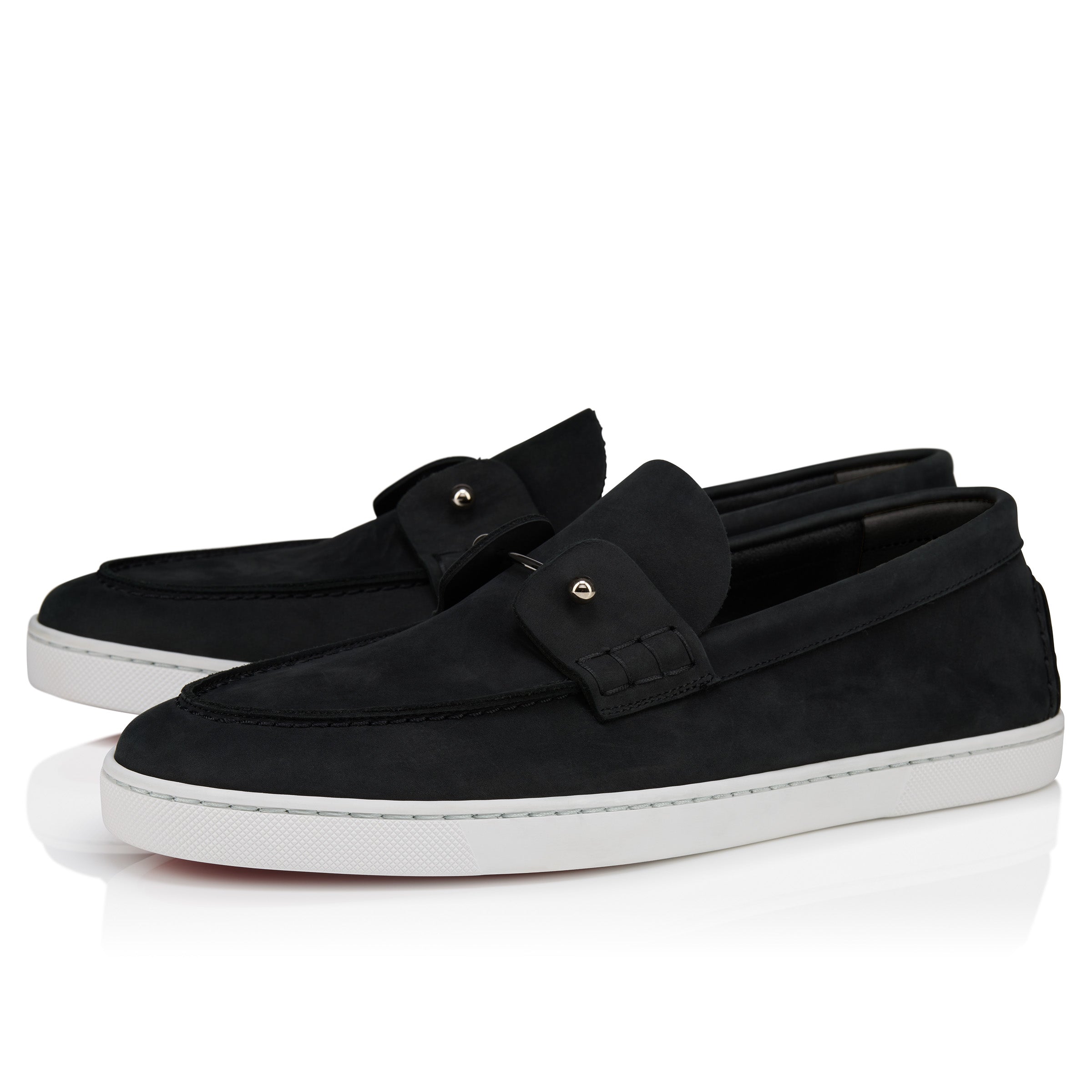 Christian Louboutin Chambeliboat Men Shoes | Color Black