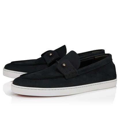 Christian Louboutin Chambeliboat Men Shoes | Color Black