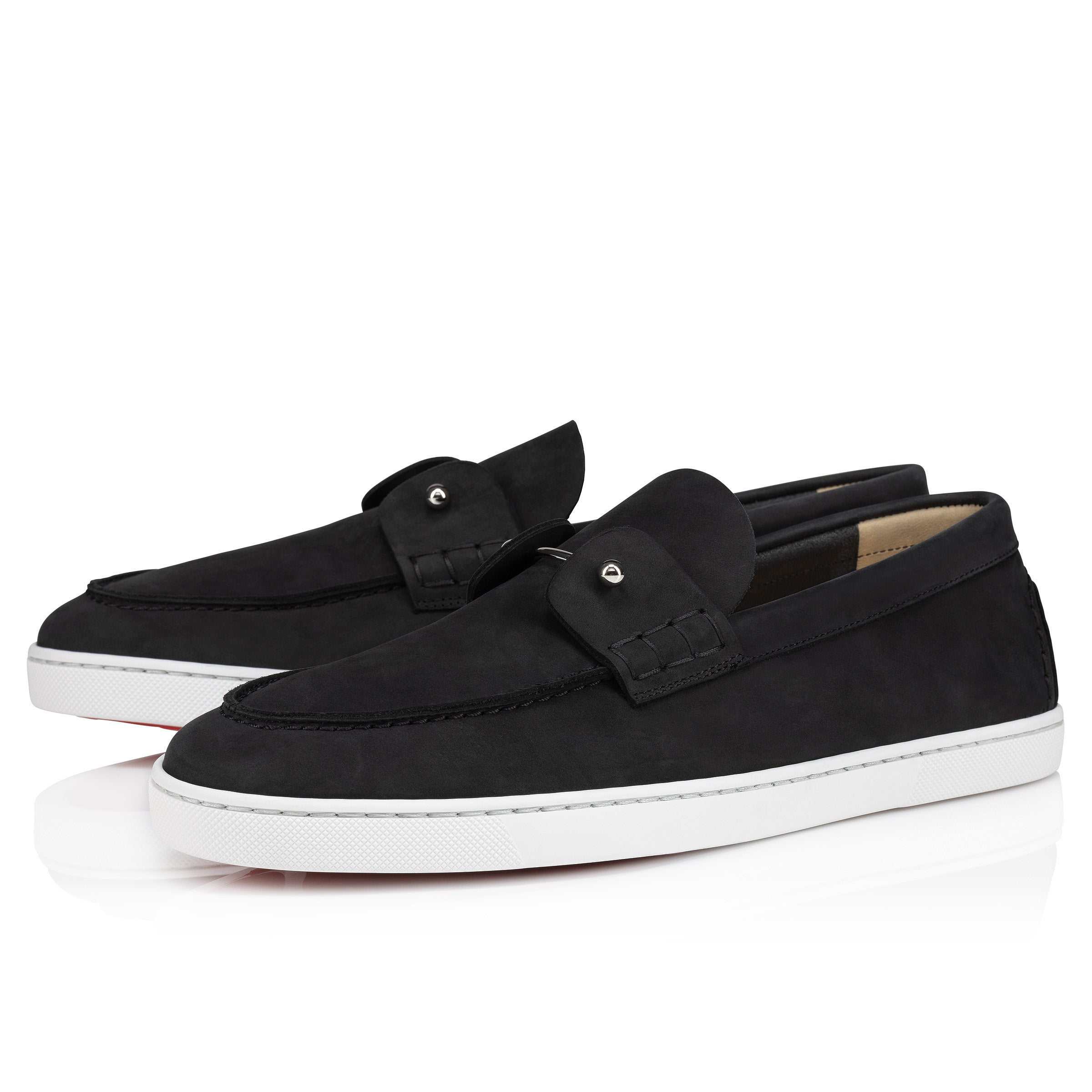 Christian Louboutin Chambeliboat Men Shoes | Color Black