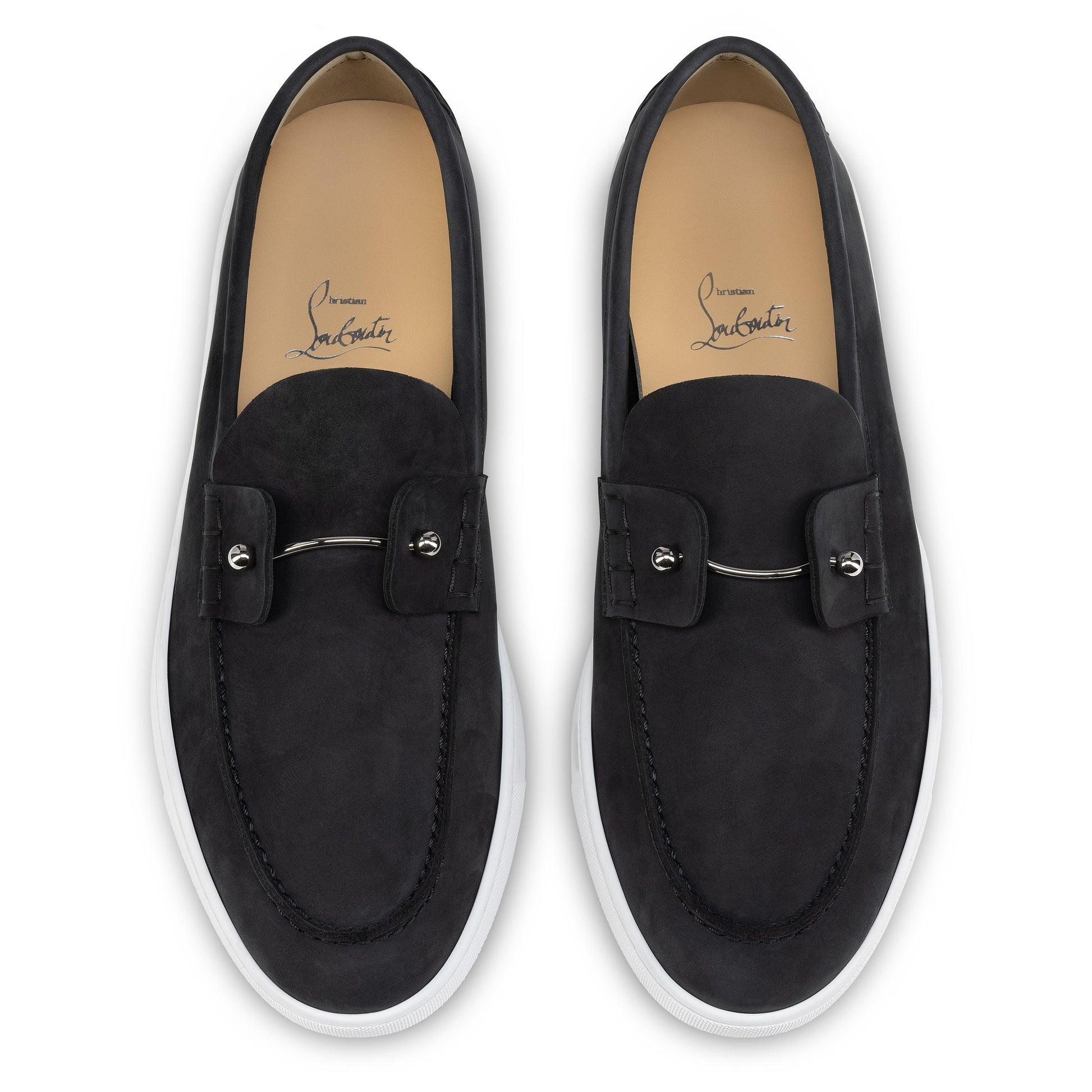 Christian Louboutin Chambeliboat Men Shoes | Color Black