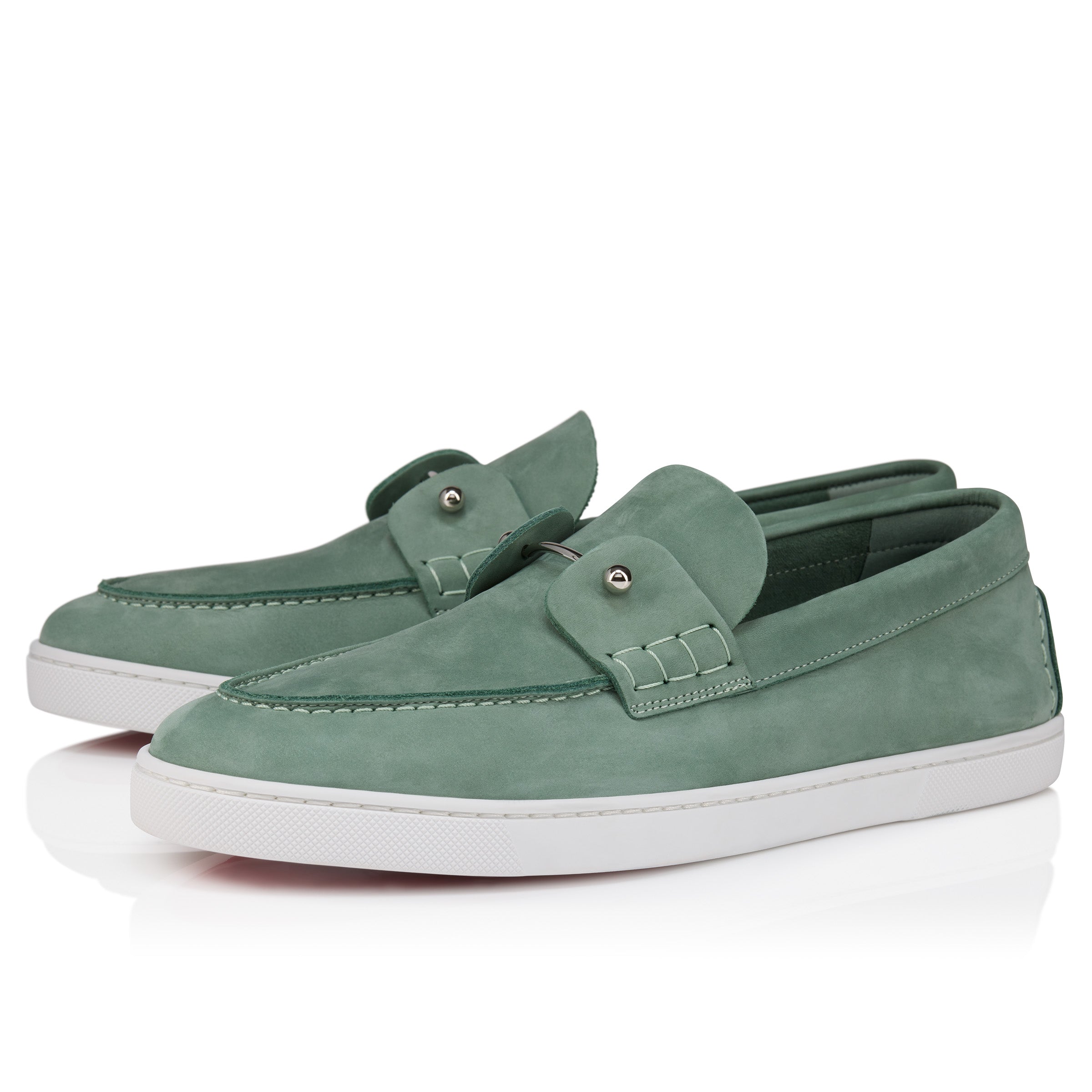 Christian Louboutin Chambeliboat Men Shoes | Color Green