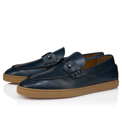 Christian Louboutin Chambeliboat Men Shoes | Color Blue