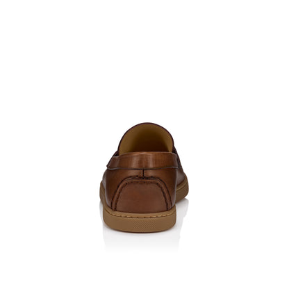 Christian Louboutin Chambeliboat Men Shoes | Color Brown