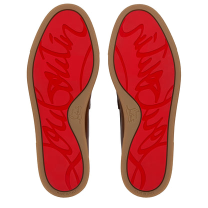 Christian Louboutin Chambeliboat Men Shoes | Color Brown