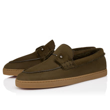 Load image into Gallery viewer, Christian Louboutin Chambeliboat Shearling Men Shoes | Color Bronze
