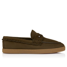 Load image into Gallery viewer, Christian Louboutin Chambeliboat Shearling Men Shoes | Color Bronze
