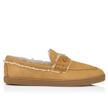 Load image into Gallery viewer, Christian Louboutin Chambeliboat Shearling Men Shoes | Color Brown
