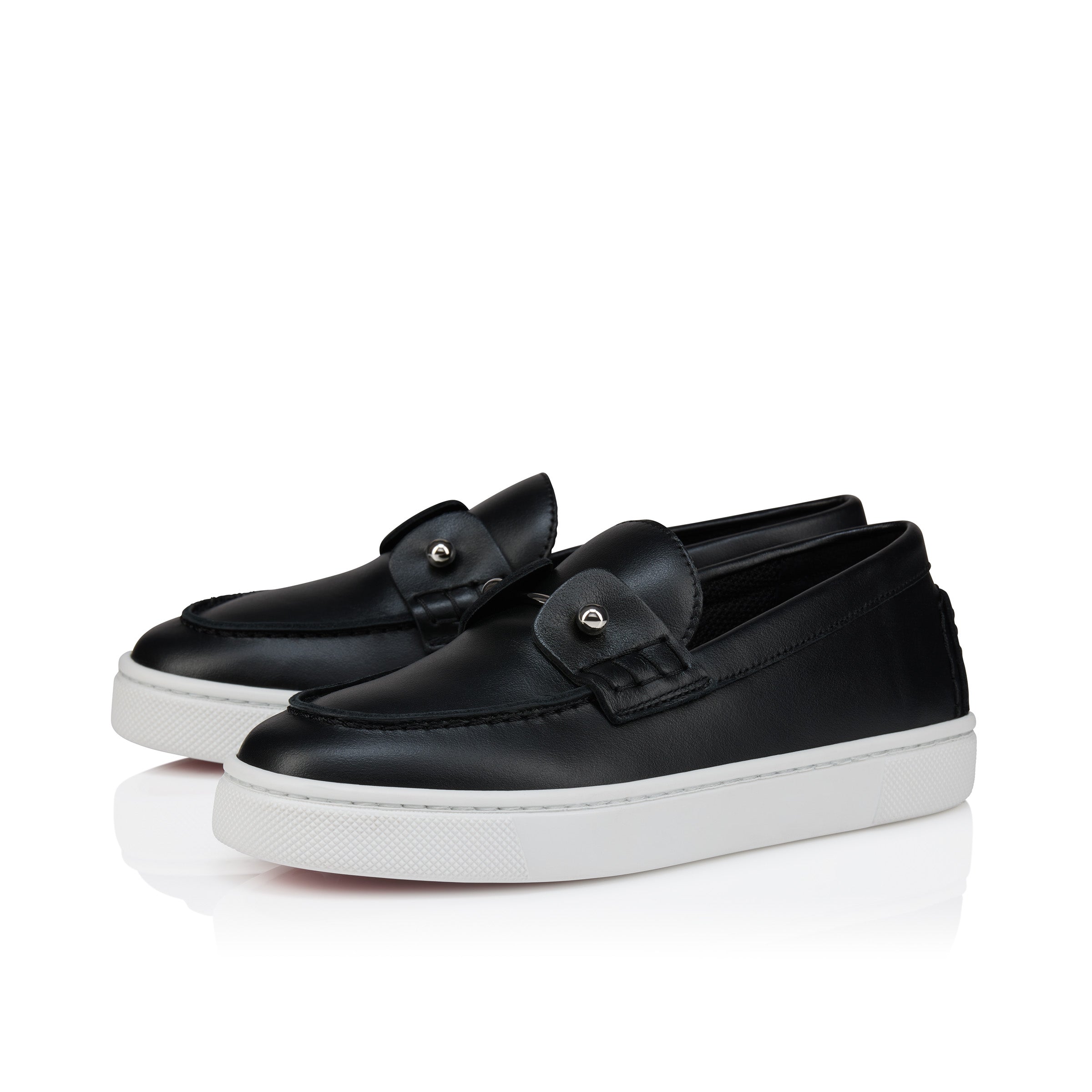 Christian Louboutin Chambelikid Kids Unisex Shoes | Color Black