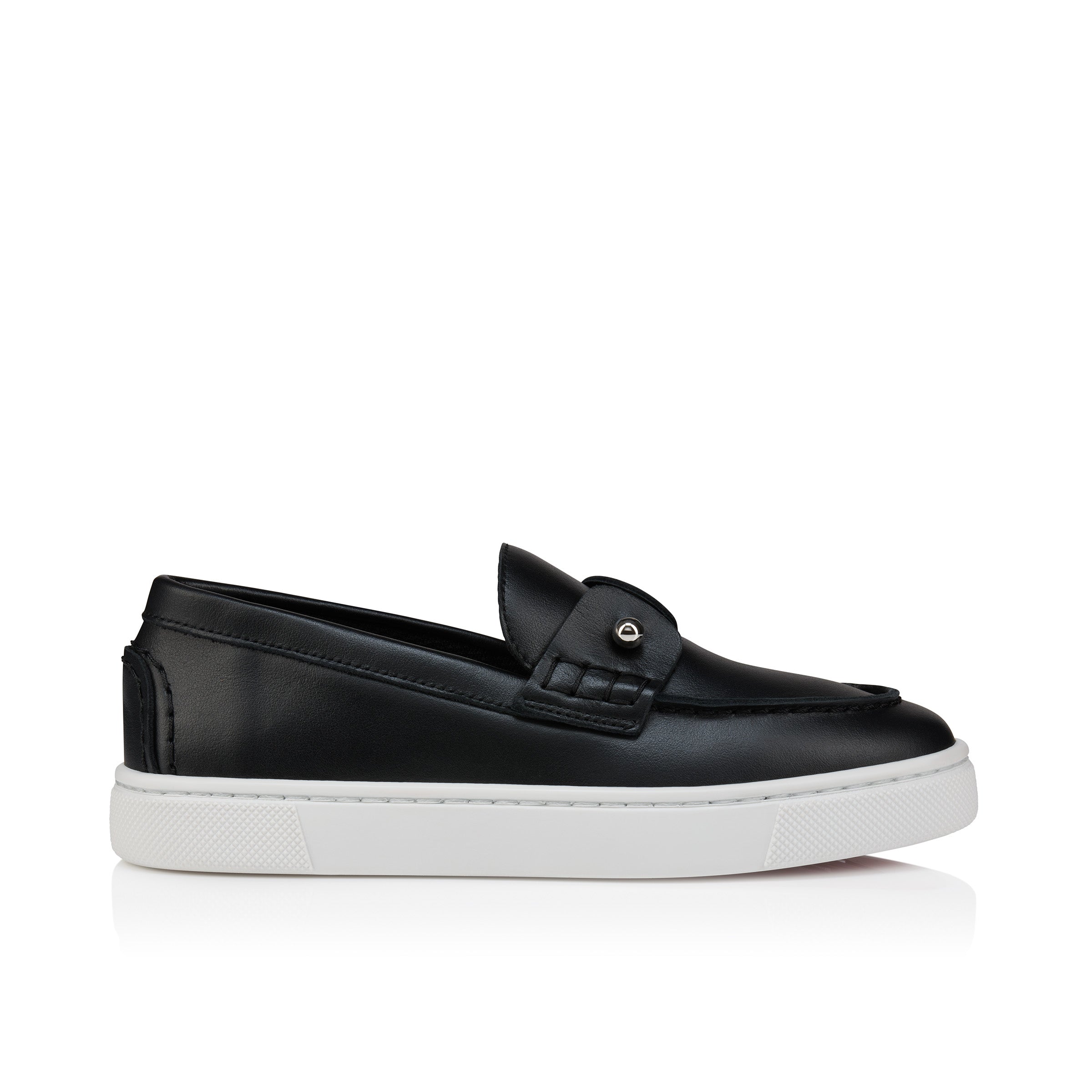Christian Louboutin Chambelikid Kids Unisex Shoes | Color Black