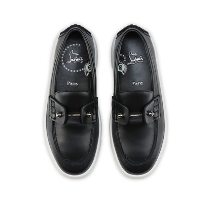 Christian Louboutin Chambelikid Kids Unisex Shoes | Color Black
