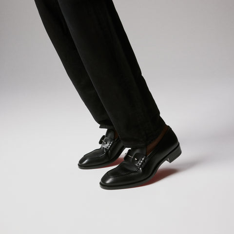 Christian Louboutin Chambelimoc Men Shoes | Color Black