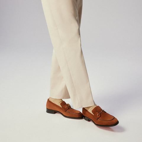 Christian Louboutin Chambelimoc Men Shoes | Color Brown