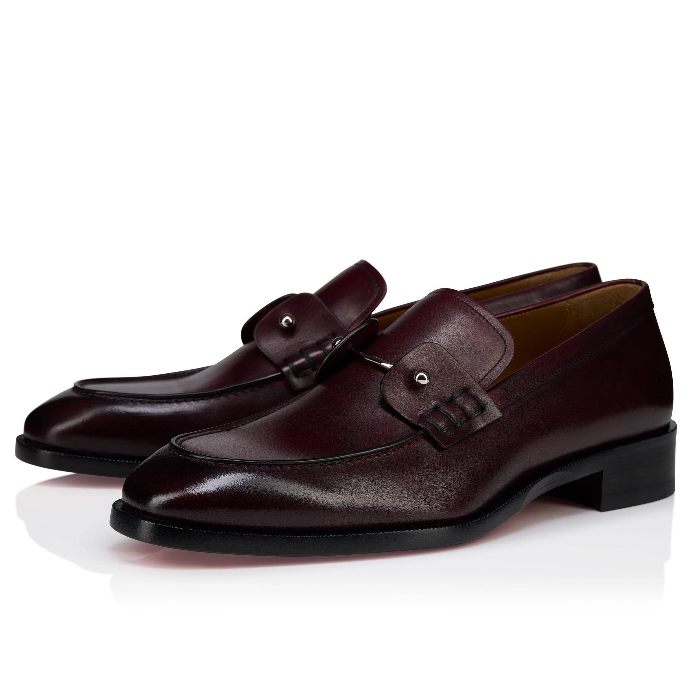 Christian Louboutin Chambelimoc Men Shoes | Color Red