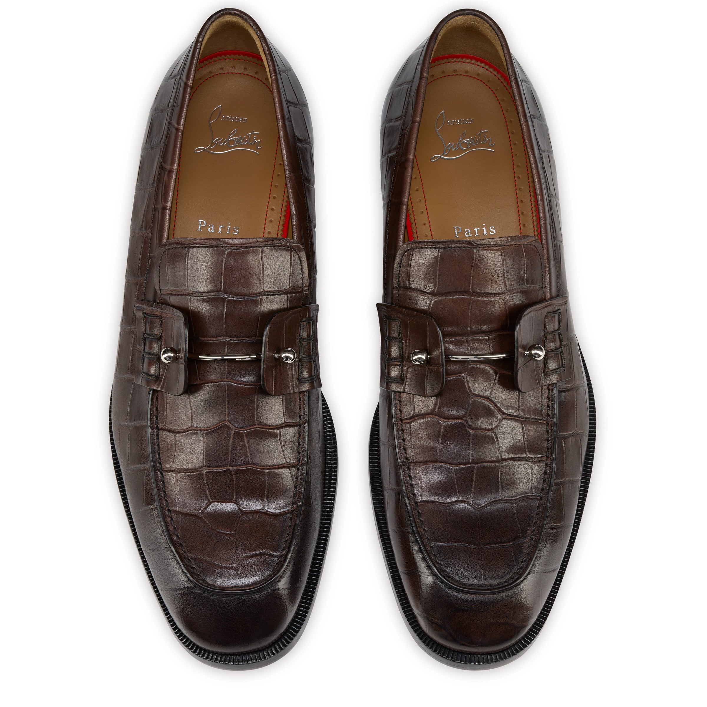Christian Louboutin Chambelimoc Men Shoes | Color Brown