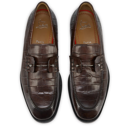 Christian Louboutin Chambelimoc Men Shoes | Color Brown