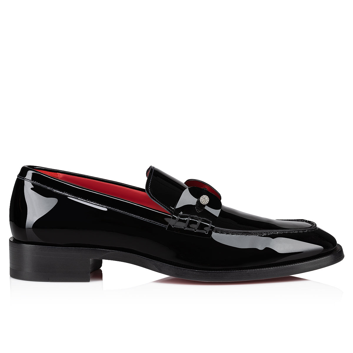Christian Louboutin Chambelimoc Night Strass Men Shoes | Color Black