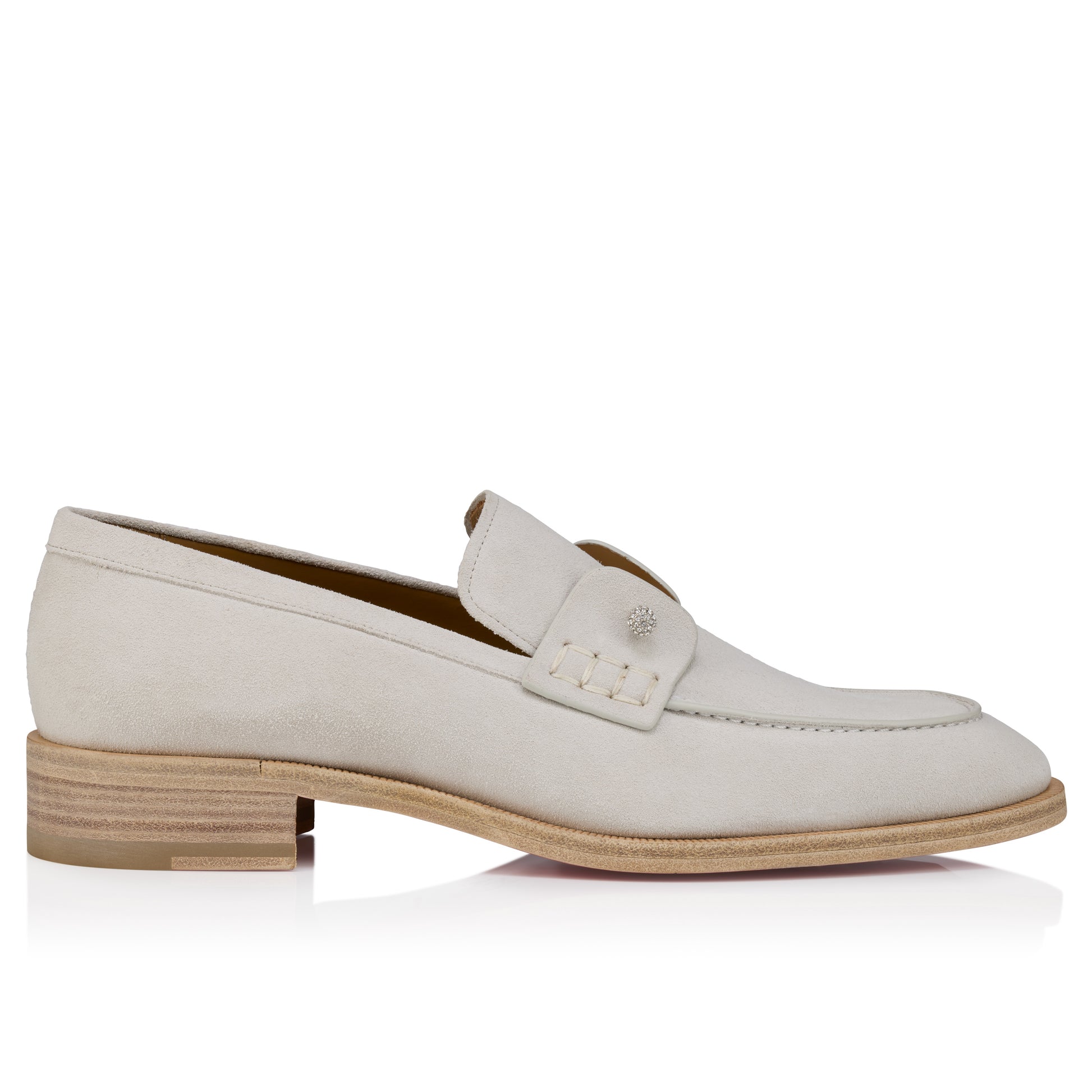 Christian Louboutin Chambelimoc Night Strass Men Shoes | Color Grey