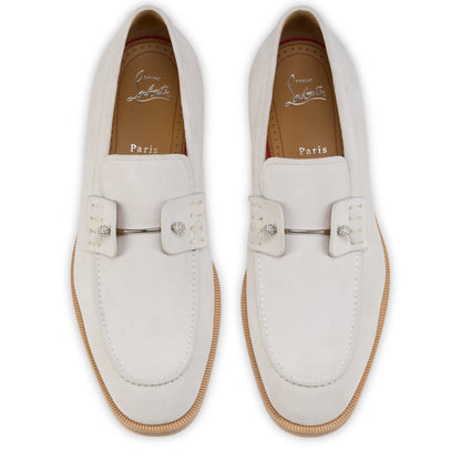 Christian Louboutin Chambelimoc Night Strass Men Shoes | Color Grey