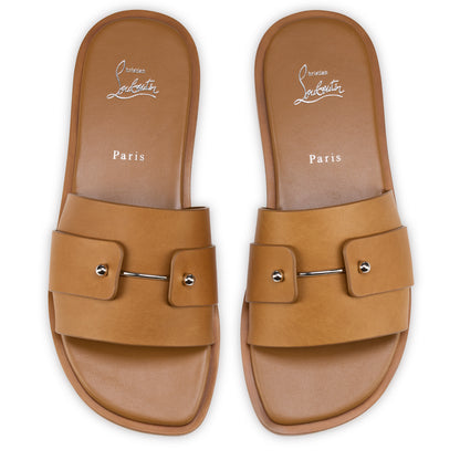 Christian Louboutin Chambelimule Men Shoes | Color Brown