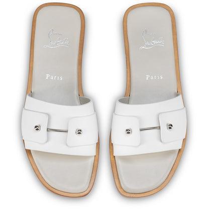 Christian Louboutin Chambelimule Women Shoes | Color White