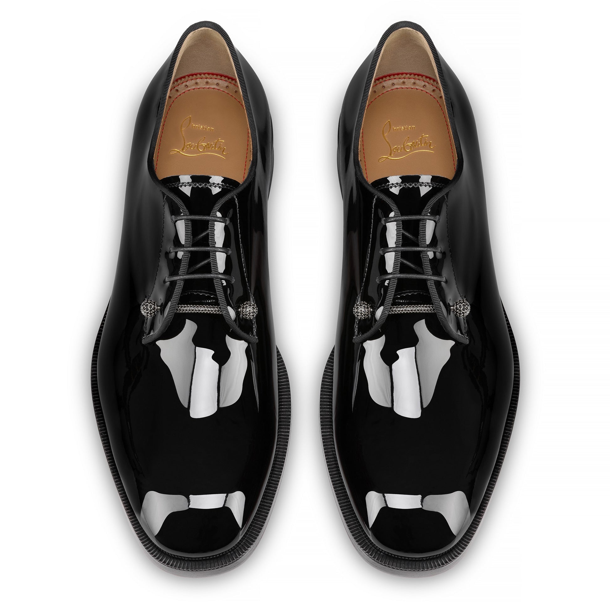Christian Louboutin Chambelink Strass Men Shoe | Color Black