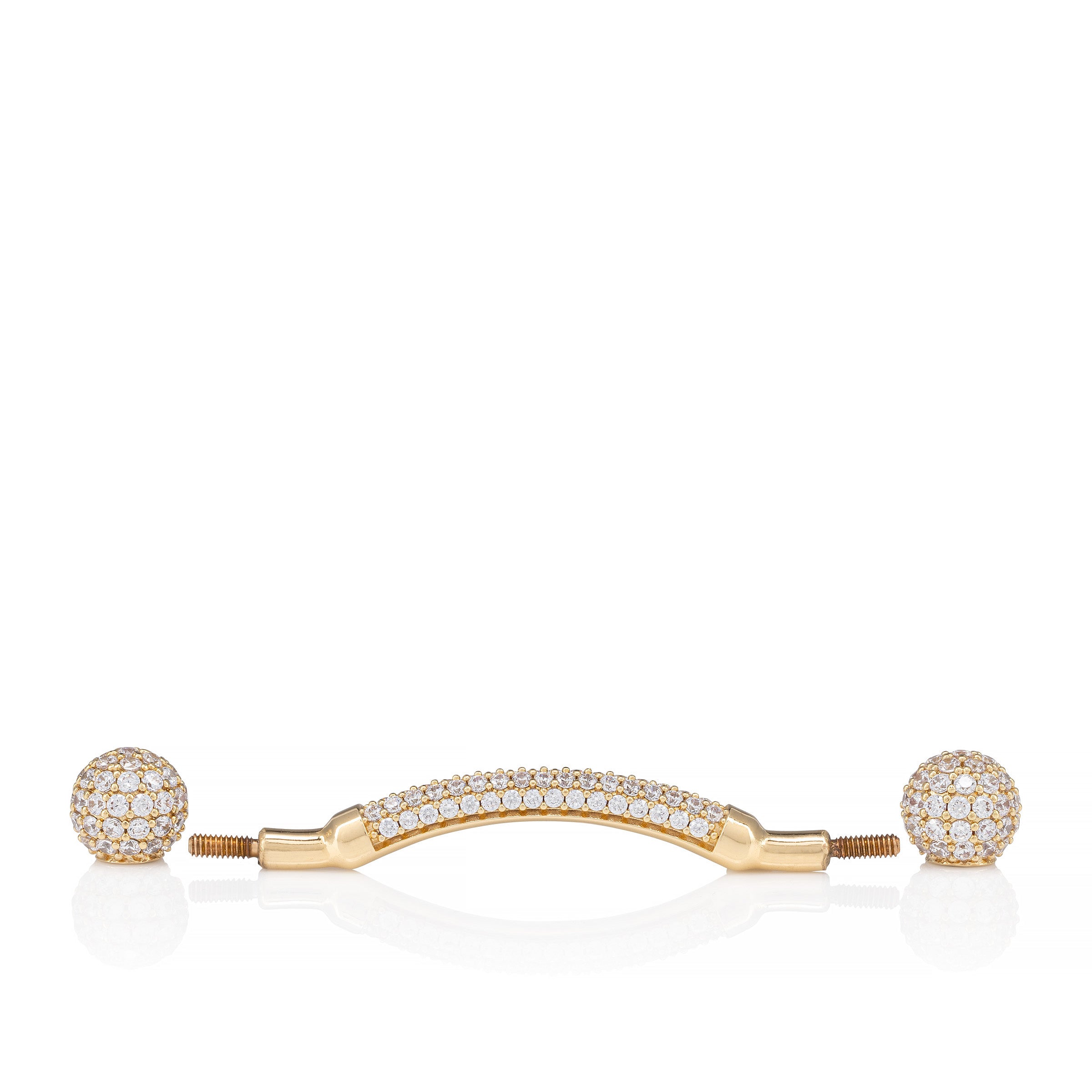 Christian Louboutin Chambelink Strass Men Shoe | Color Gold