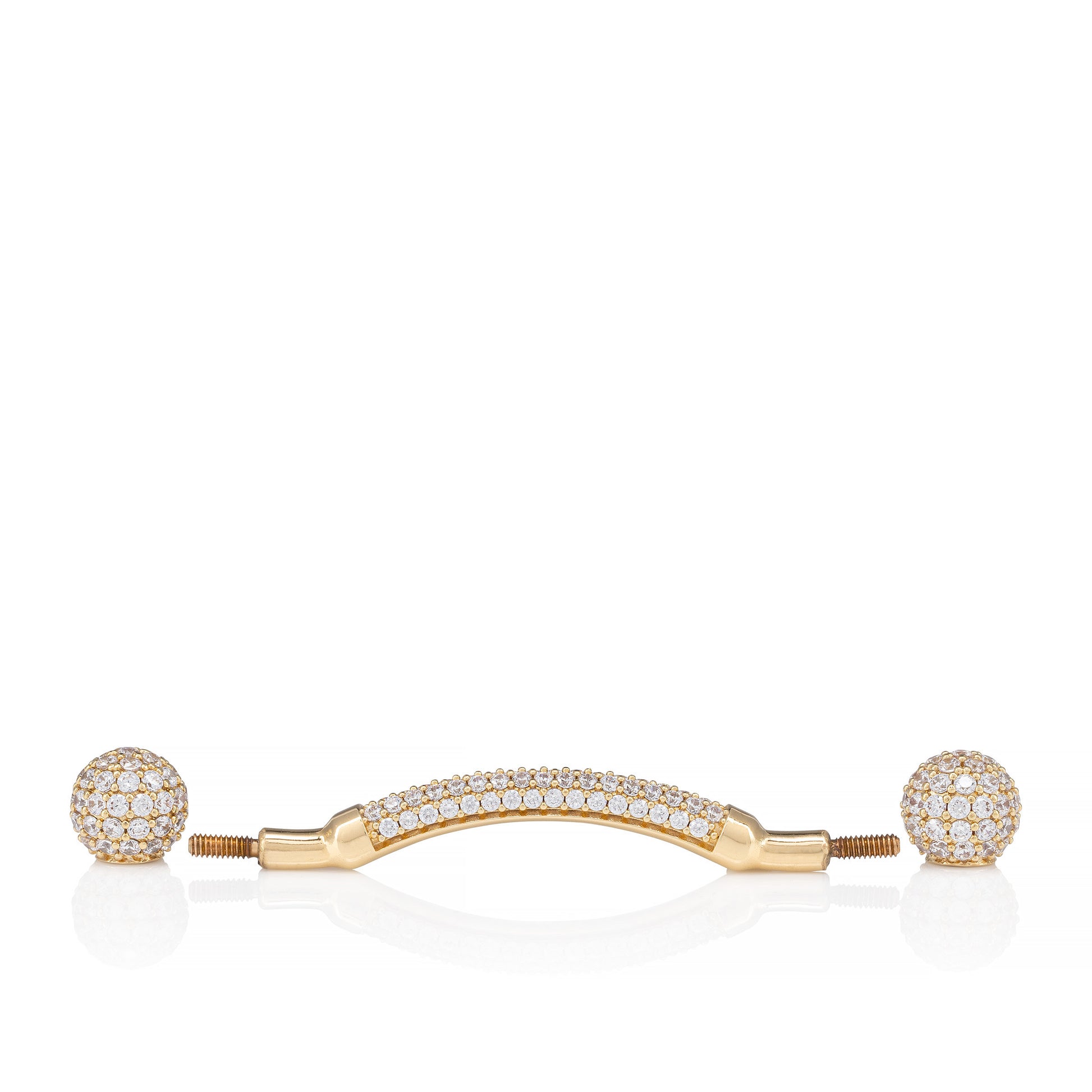 Christian Louboutin Chambelink Strass Men Shoe | Color Gold