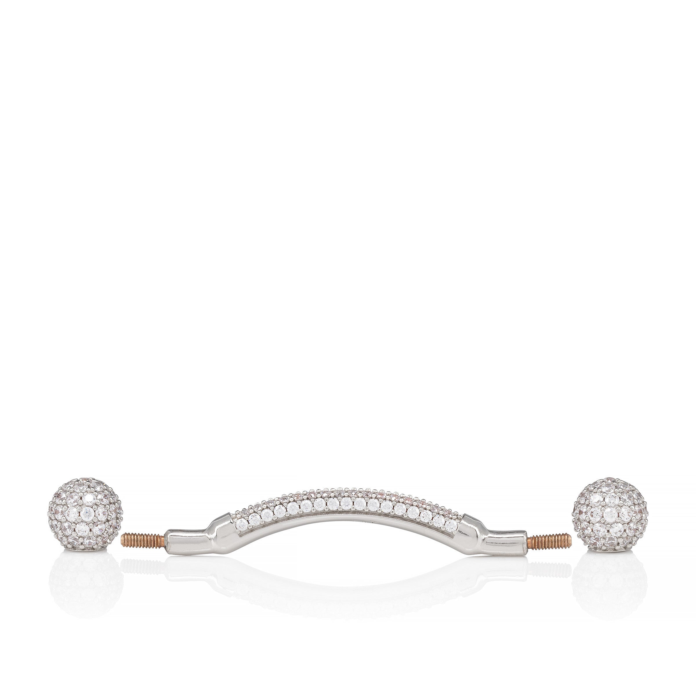 Christian Louboutin Chambelink Strass Men Shoe | Color Silver