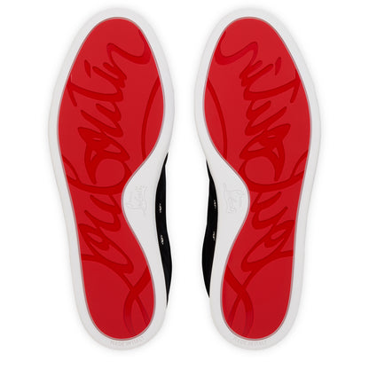 Christian Louboutin Chambelisneak Pin Strass Men Shoes | Color Black