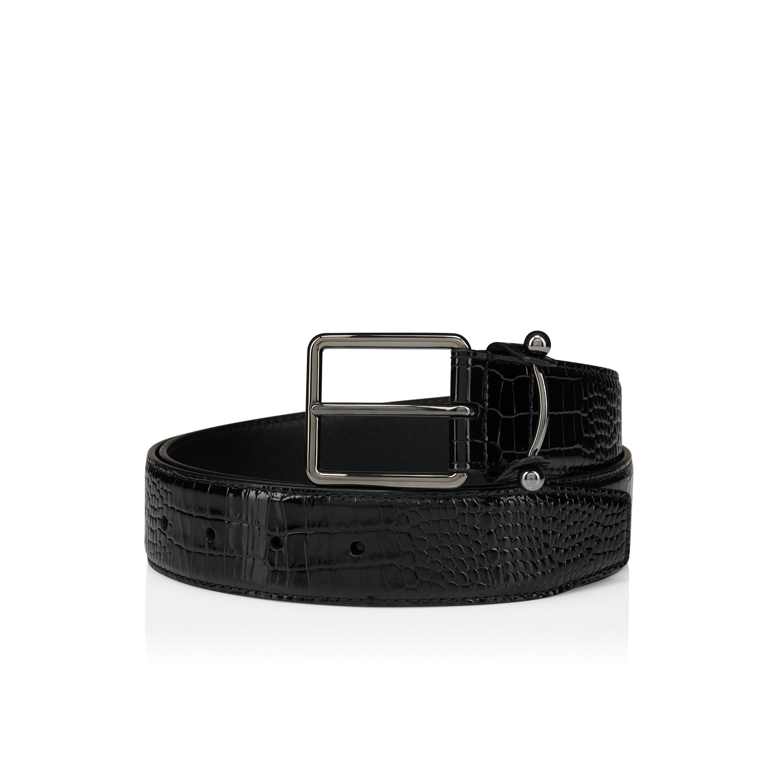 Christian Louboutin Chambeliss Men Belts | Color Black