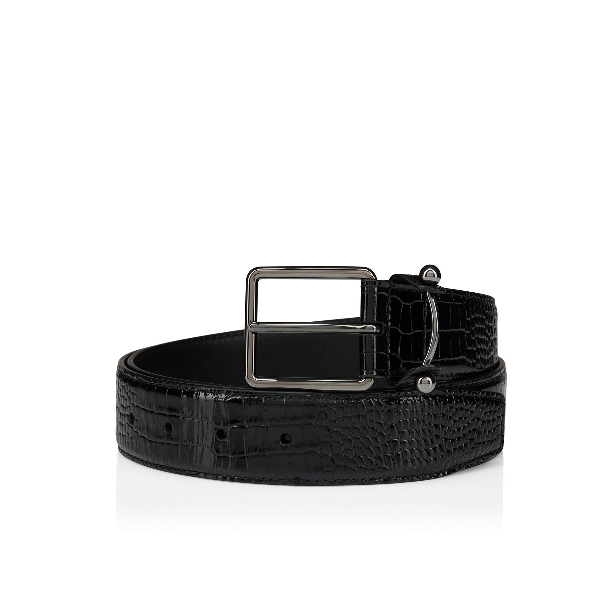 Christian Louboutin Chambeliss Men Belts | Color Black