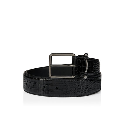 Christian Louboutin Chambeliss Men Belts | Color Black