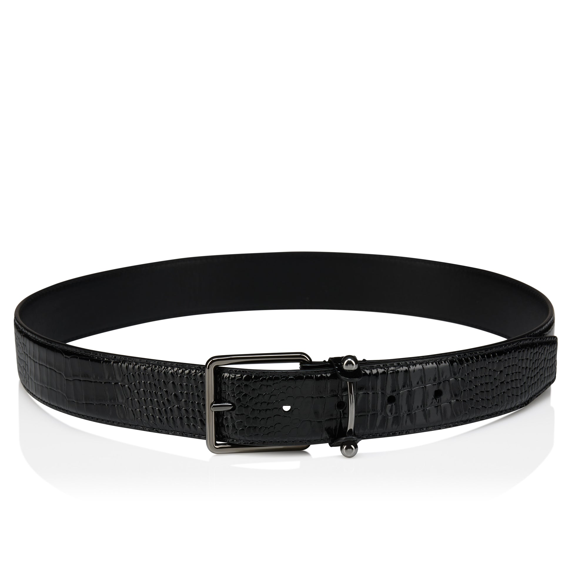 Christian Louboutin Chambeliss Men Belts | Color Black