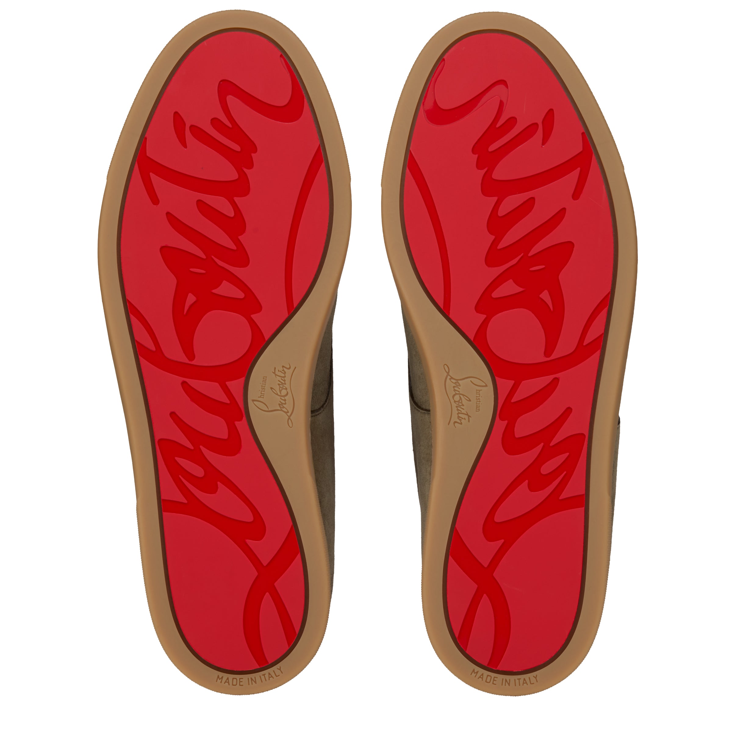 Christian Louboutin Chambeliss Desert Shearling Men Shoes | Color Bronze