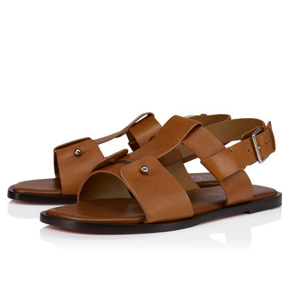 Christian Louboutin Chambeliss Sandal Men Shoes | Color Brown