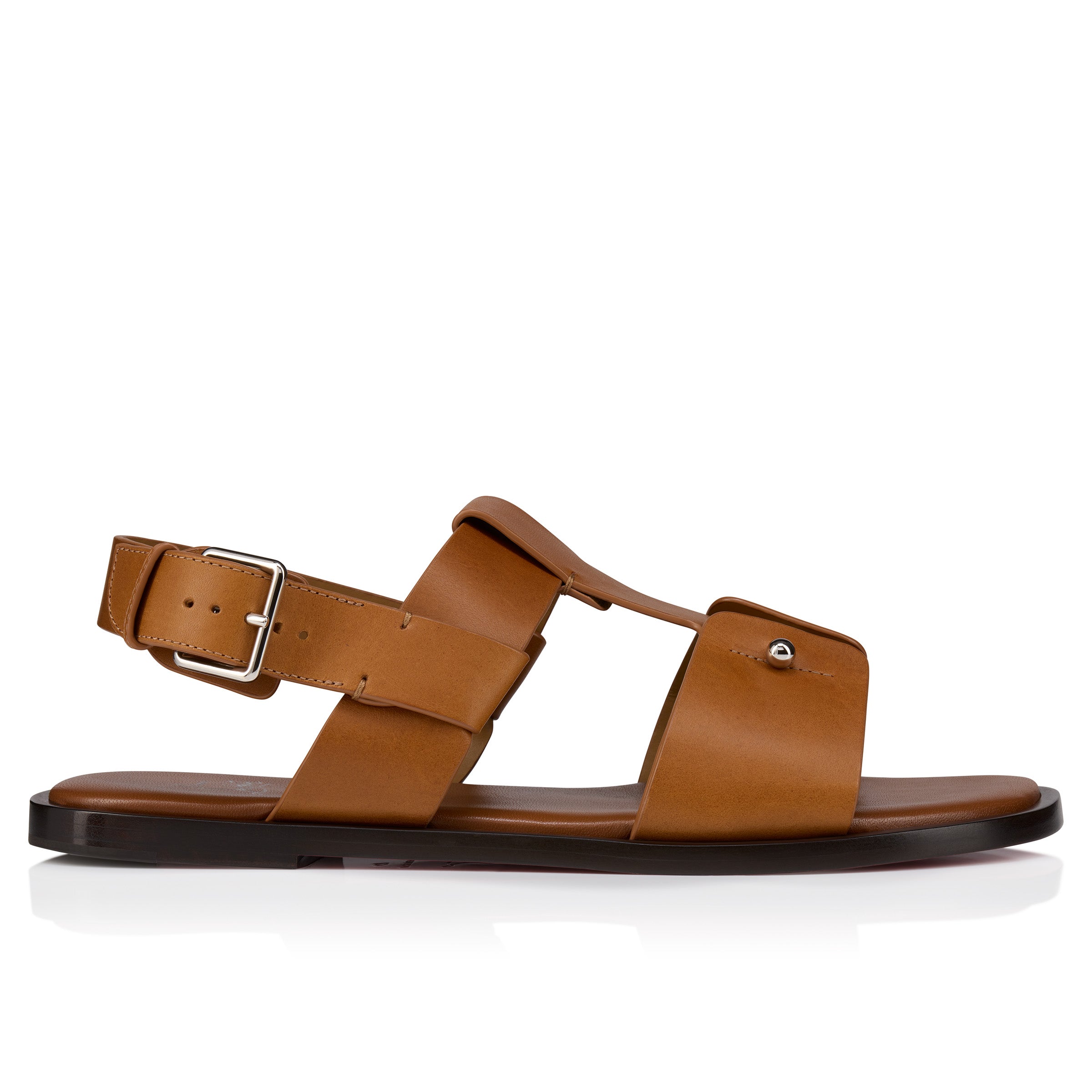 Christian Louboutin Chambeliss Sandal Men Shoes | Color Brown