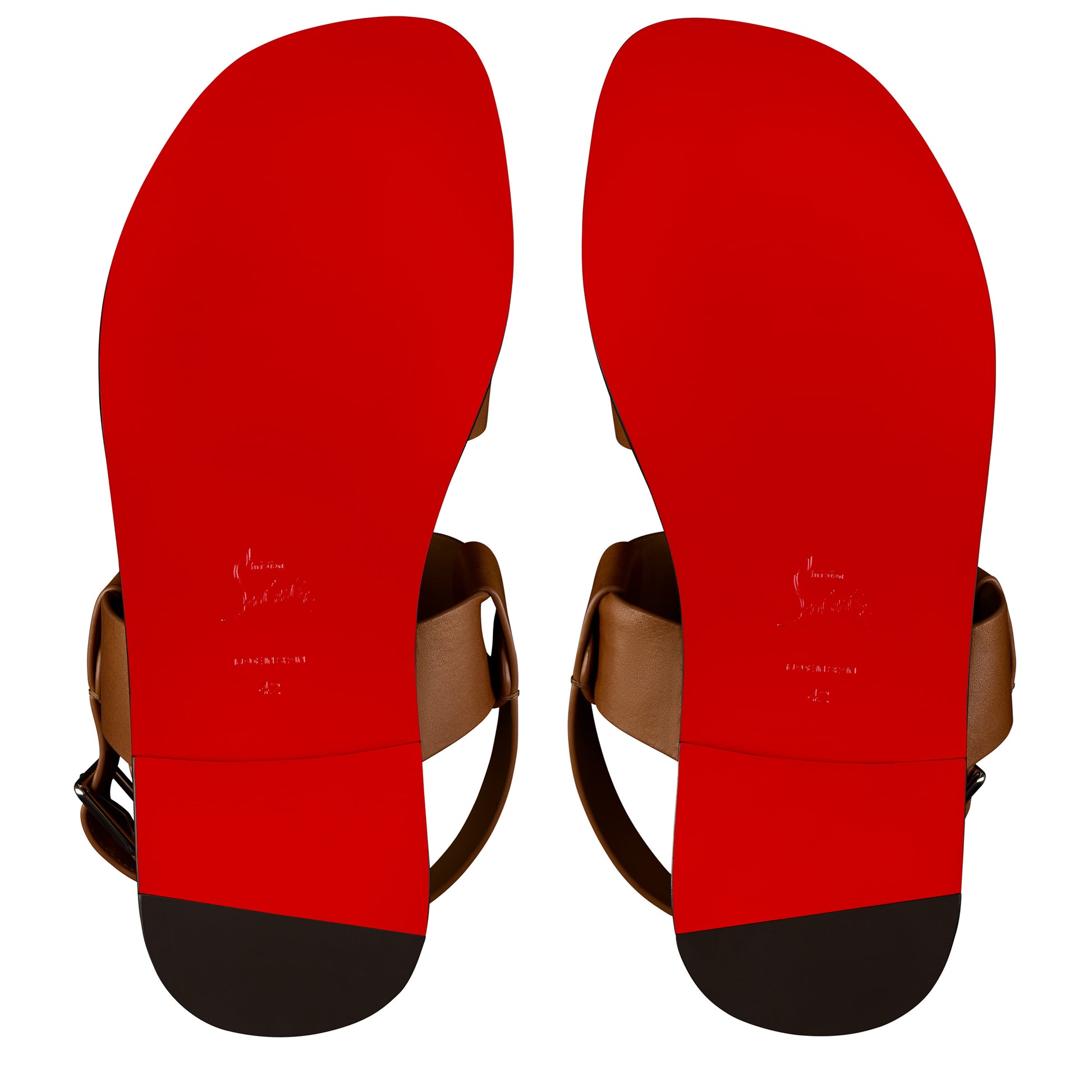 Christian Louboutin Chambeliss Sandal Men Shoes | Color Brown