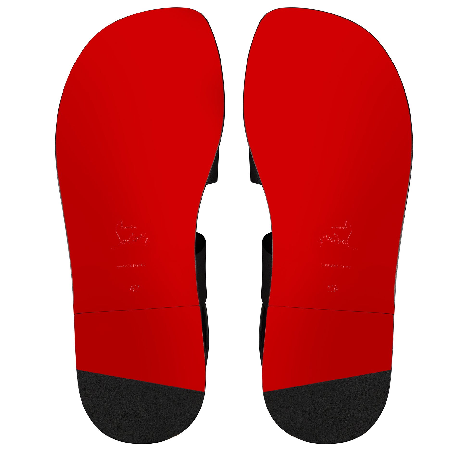 Christian Louboutin Chambeliss Sandal Men Shoes | Color Black