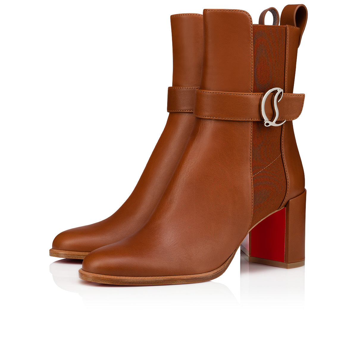 Christian Louboutin Cl Chelsea Booty Women Shoes | Color Brown