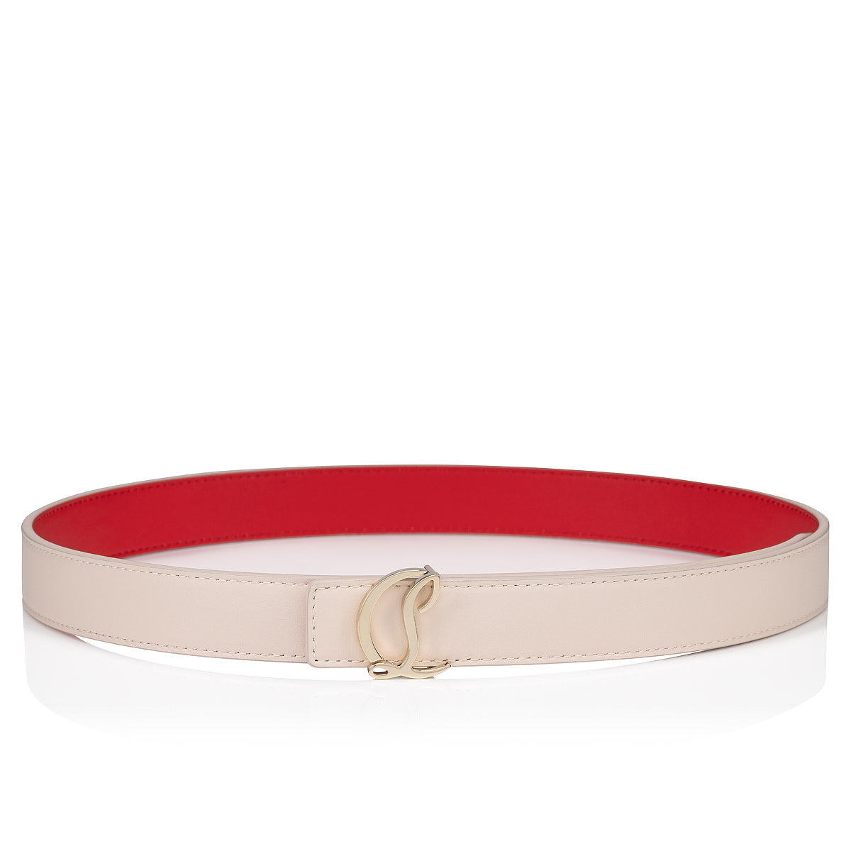 Christian Louboutin Cl Logo Women Belts | Color Beige