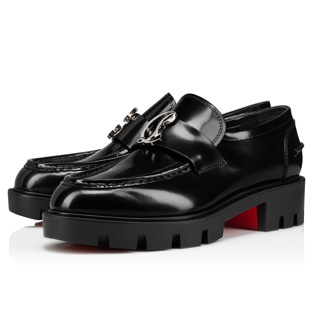 Christian Louboutin Cl Moc Lug Women Shoes | Color Black