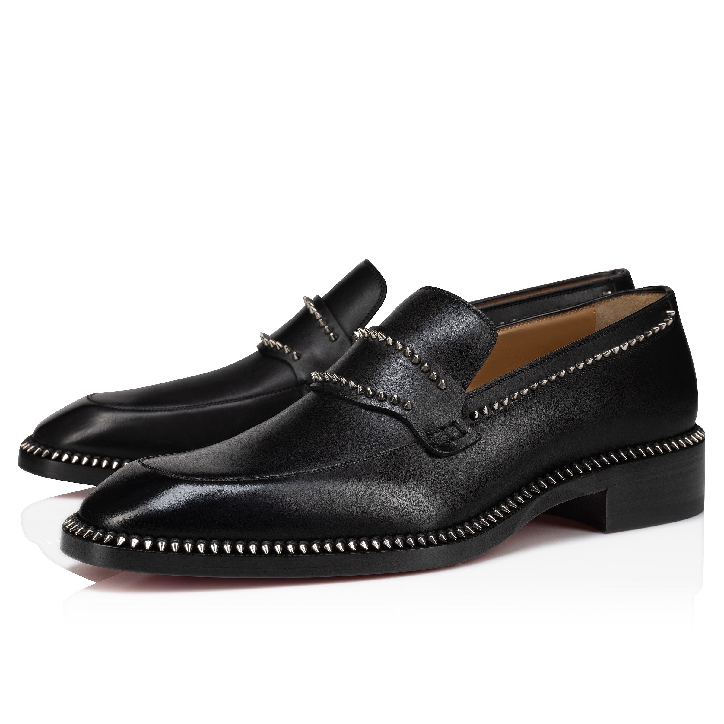 Christian Louboutin Cocoriclou Moc Men Shoes | Color Black