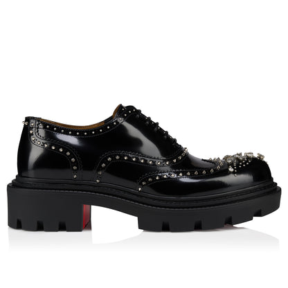 Christian Louboutin College Strass Men Shoes | Color Black