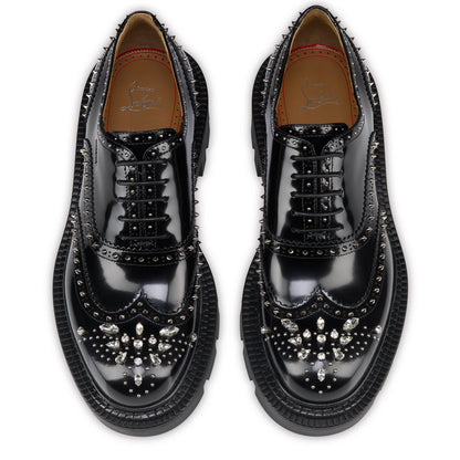 Christian Louboutin College Strass Men Shoes | Color Black