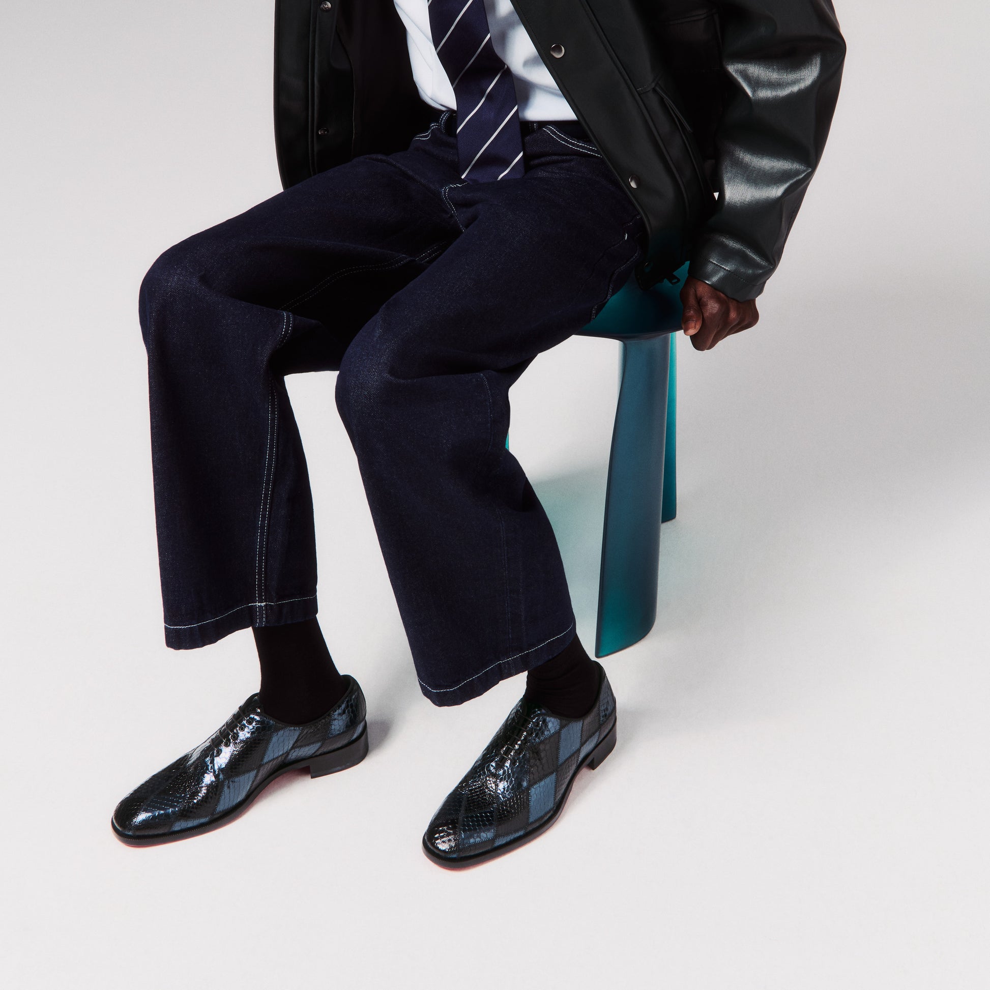 Christian Louboutin Corteo Men Shoes | Color Black