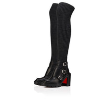 Load image into Gallery viewer, Christian Louboutin Cortinetta Alta College Women Shoes | Color Black
