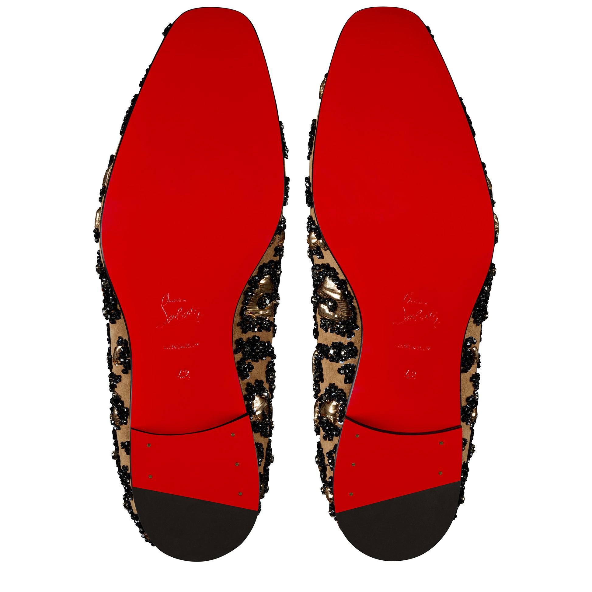 Christian Louboutin Dandelion Lameleo Men Shoes | Color Beige