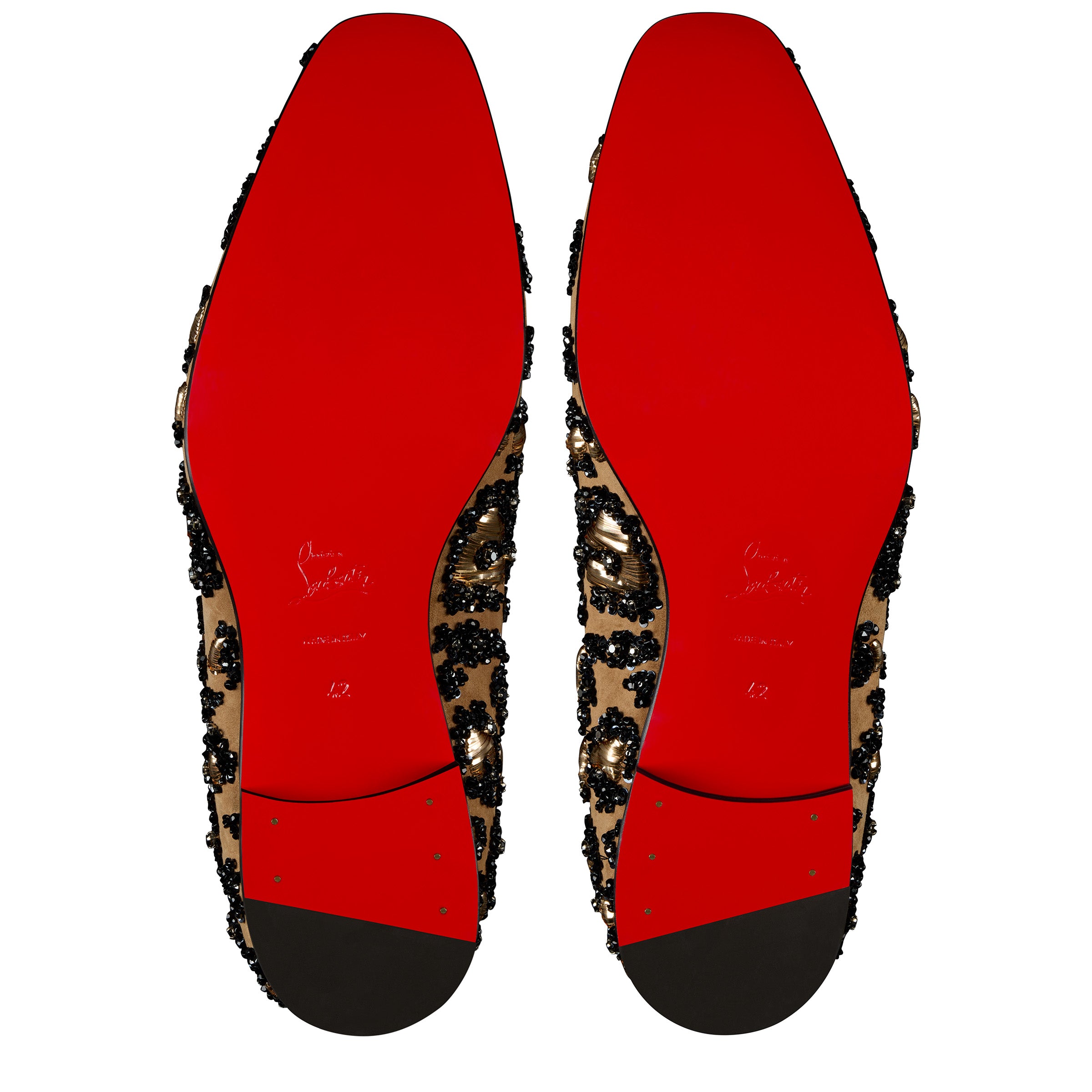 Christian Louboutin Dandelion Lameleo Men Shoes | Color Beige